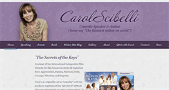 Desktop Screenshot of carolscibelli.com