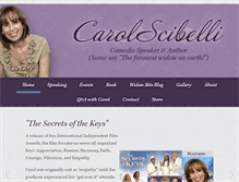 Tablet Screenshot of carolscibelli.com